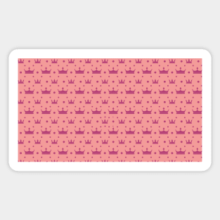 Cute Geometric Crown Pattern Sticker